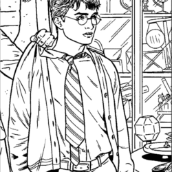 Harry Potter Coloring Page