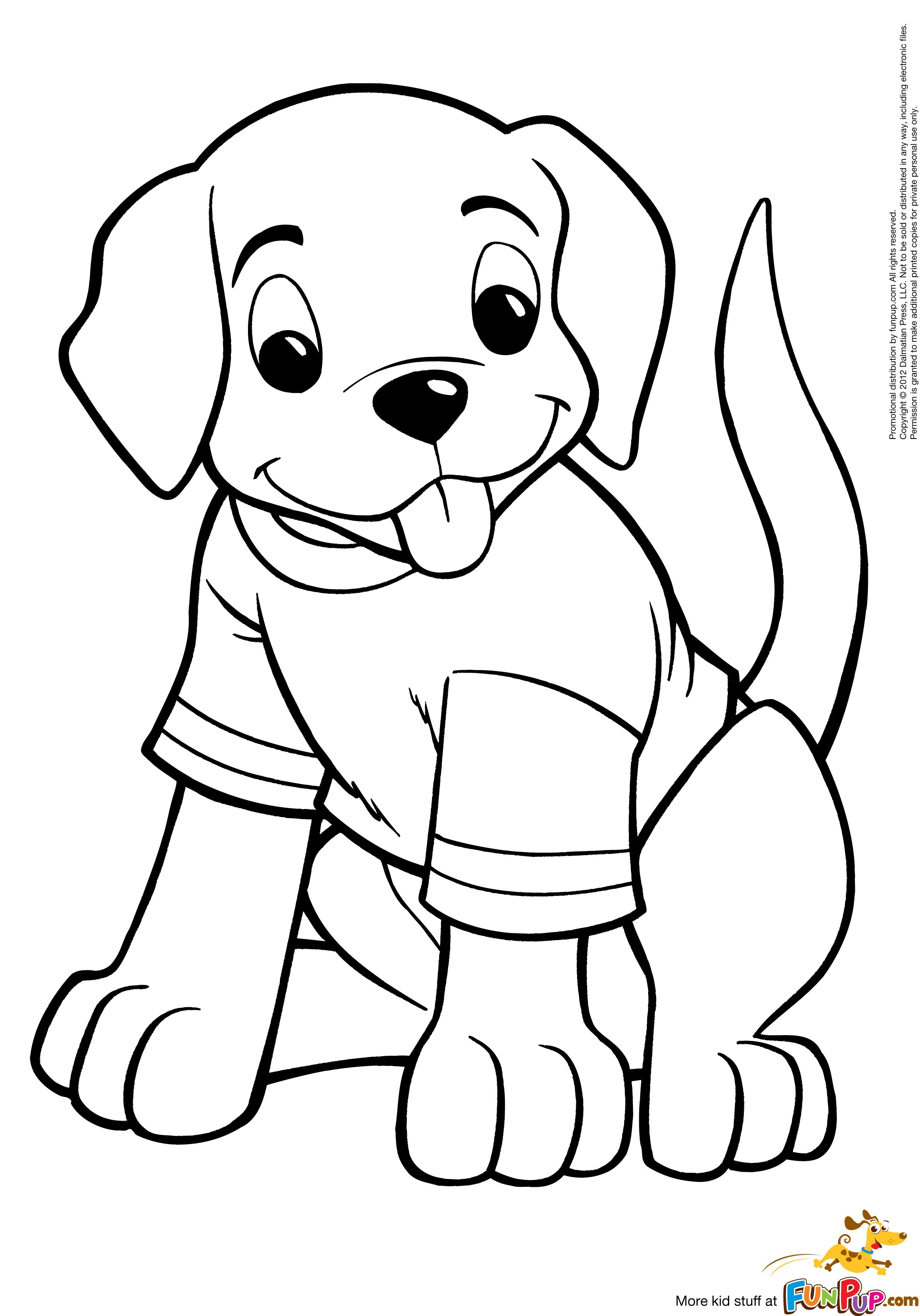 Dog Coloring Pages | Free download on ClipArtMag