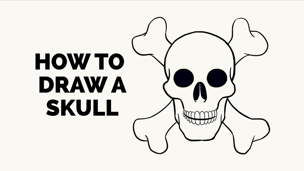How To Draw A Skull How To Draw A Skull (Easy Step By Step Tutorial)