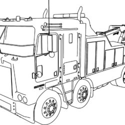Truck Coloring Page