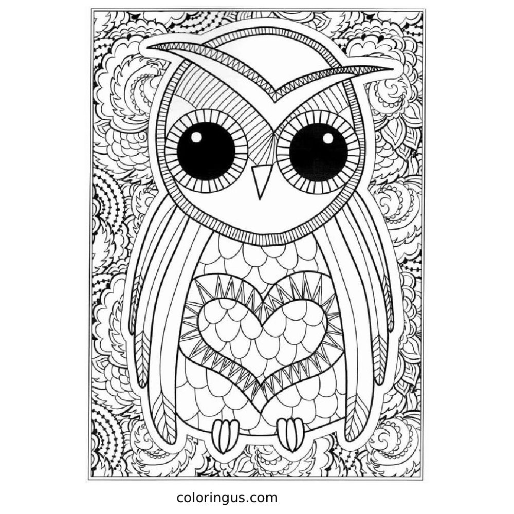 Detailed Coloring Pages (Free Printable PDF)