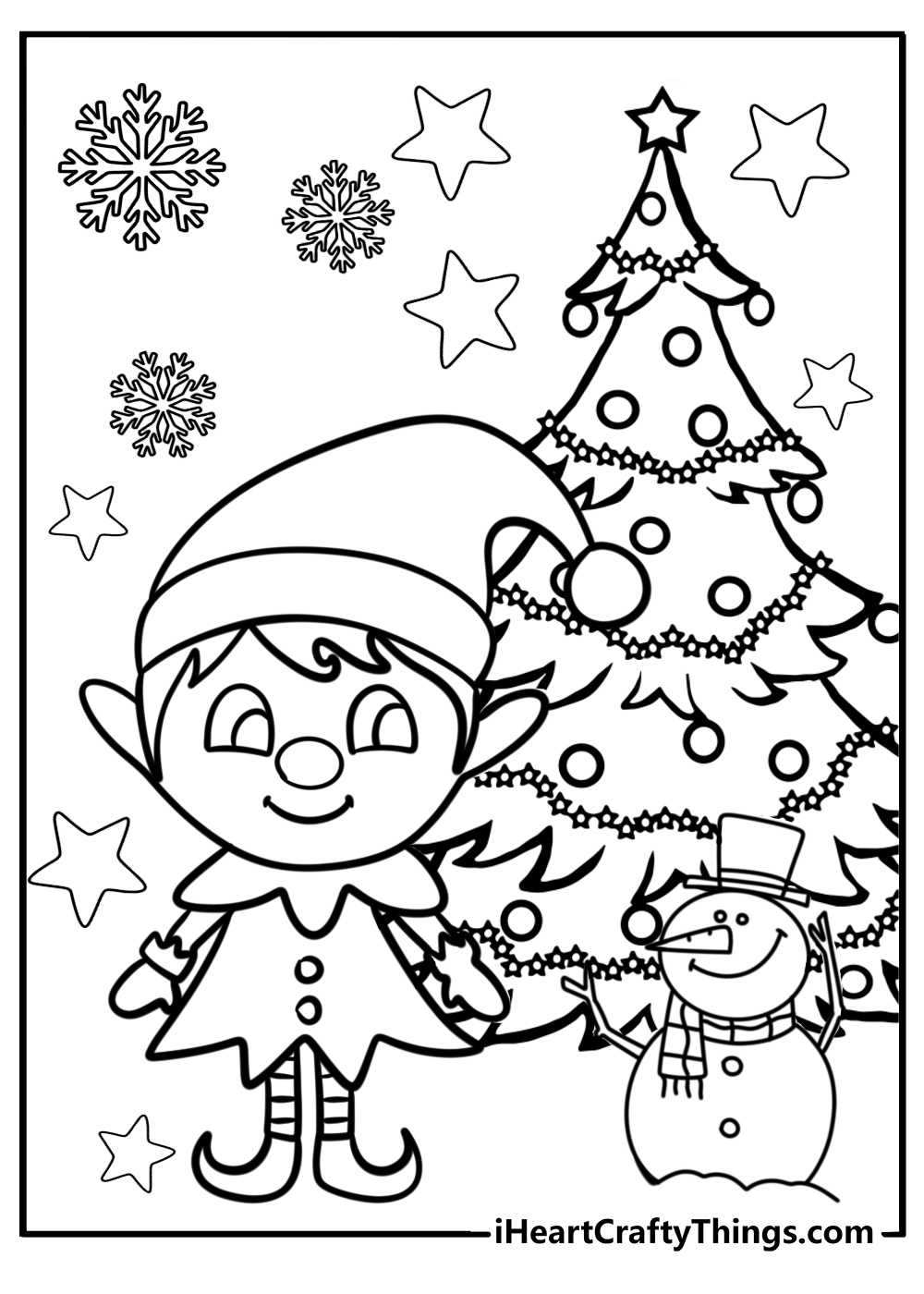 Christmas Coloring Page Printable