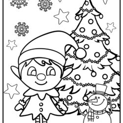 Free Coloring Pages For Kids Christmas
