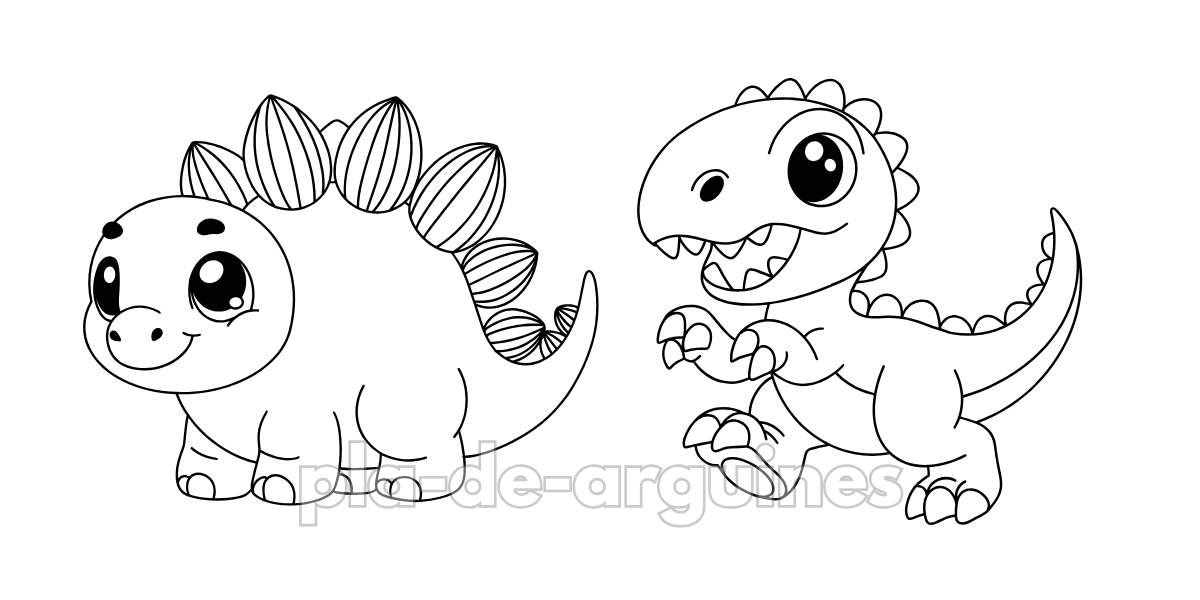 Dinosaur Coloring Pages for Kids PDF