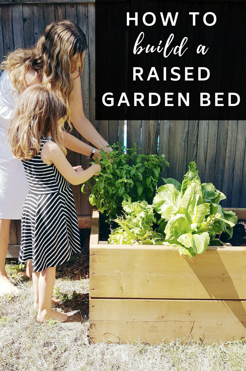 How to Build a Raised Garden Bed Tutorial - THE SWEETEST DIGS