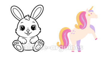 Easy coloring pages for kids