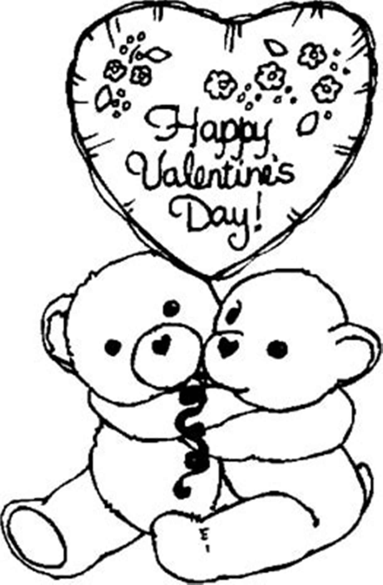 Valentine Coloring Pages For Kids/Printables