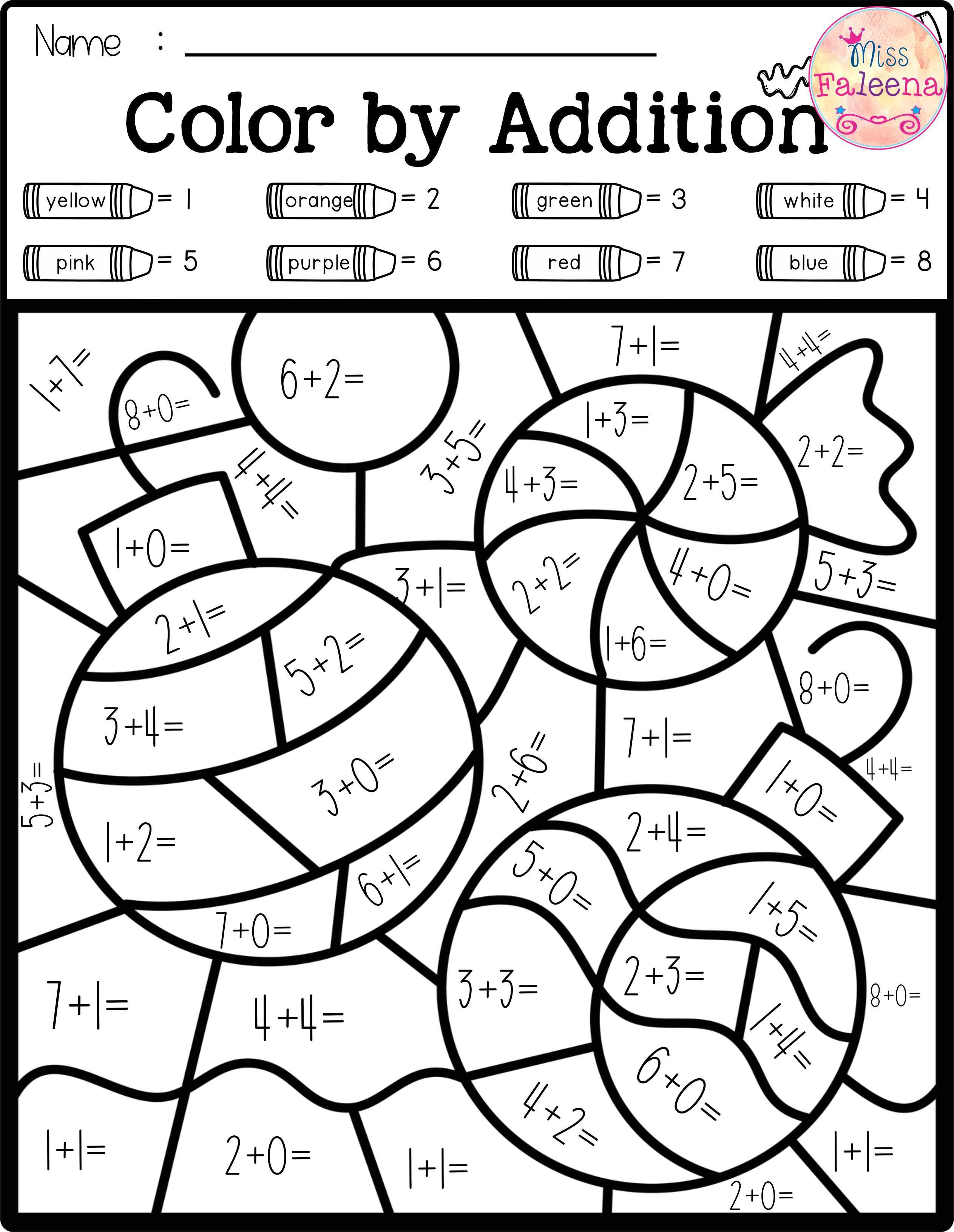 Coloring Pages Math Worksheets