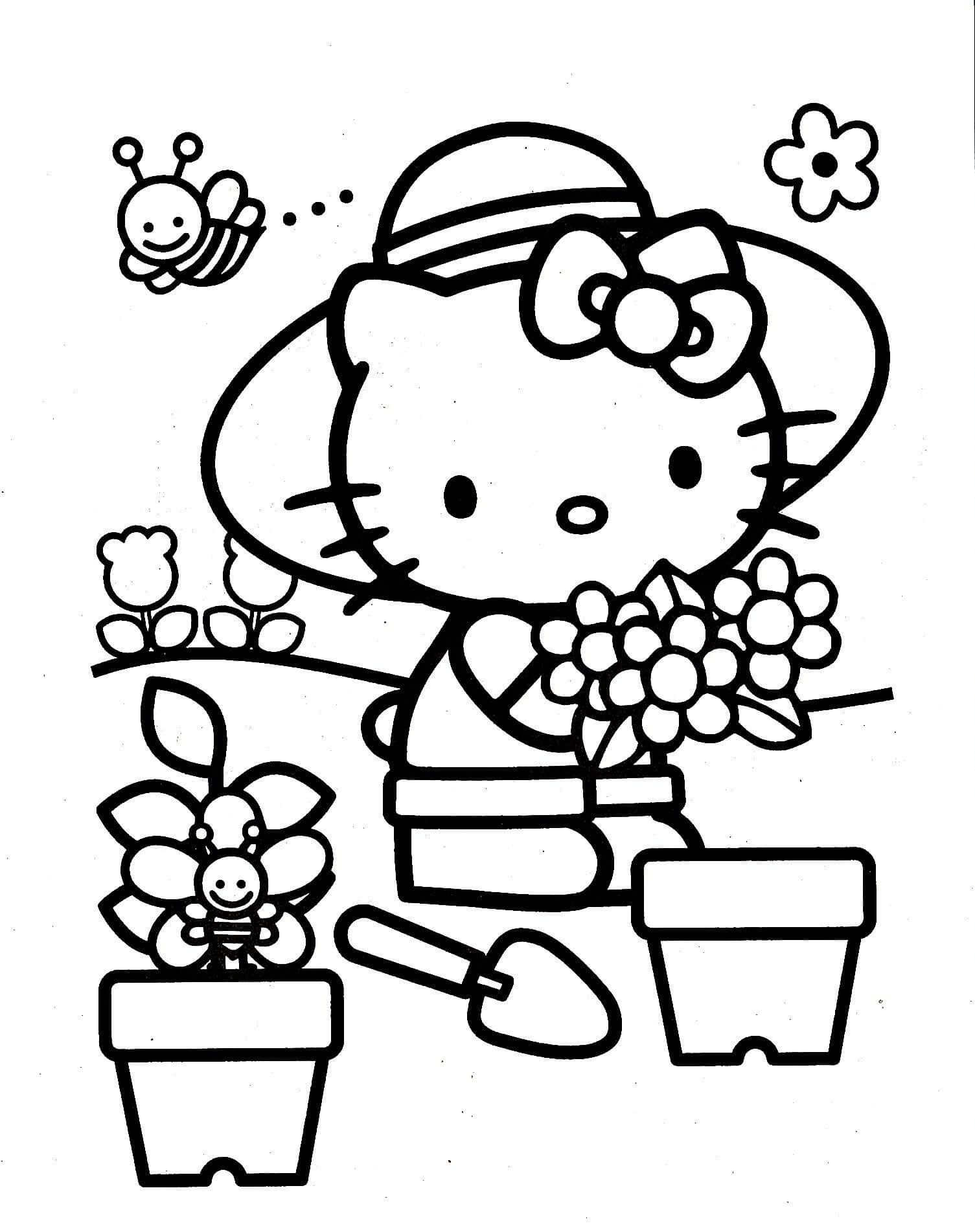 Hello Kitty Coloring Pages – Printable Coloring Pages. FREE