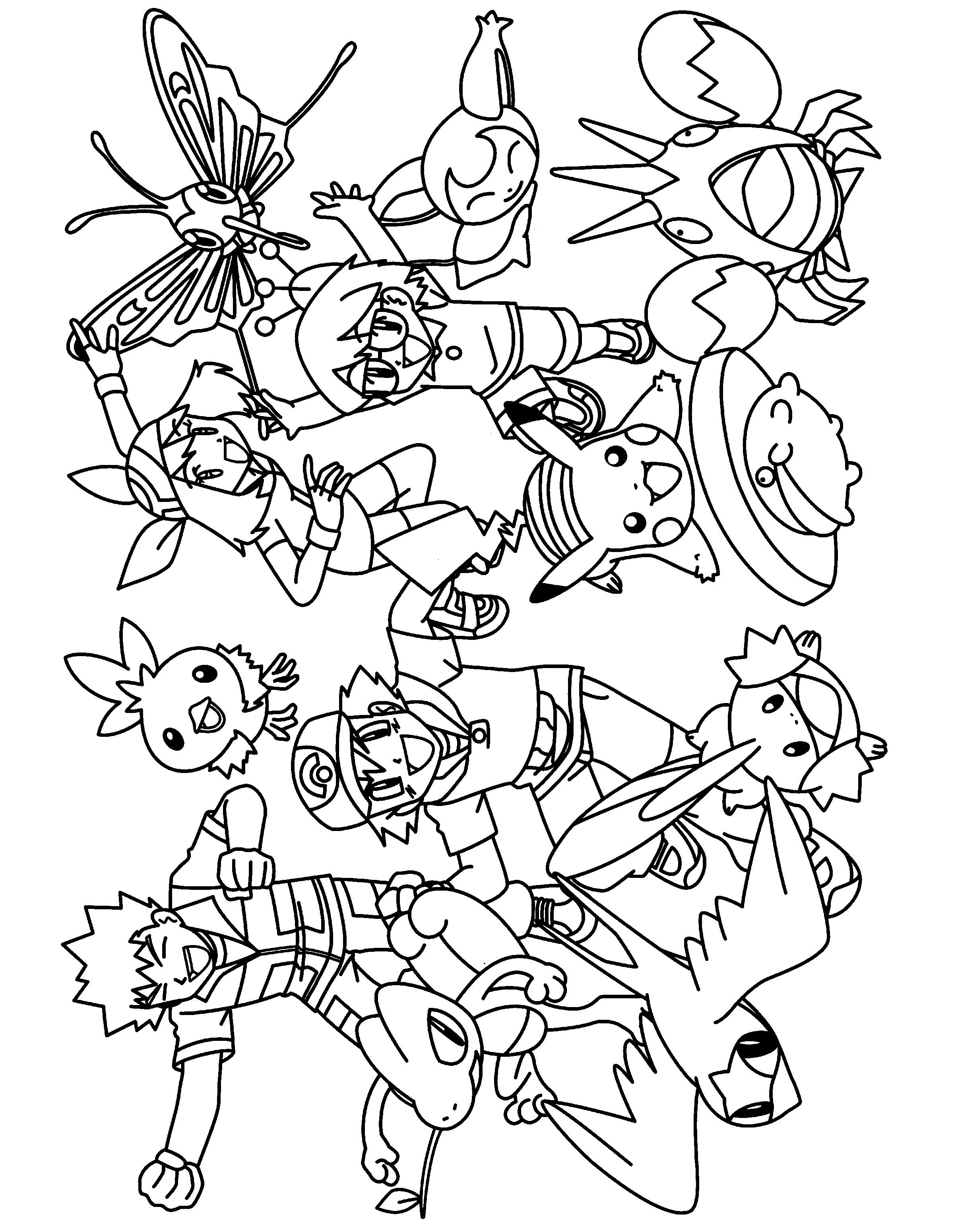 Pokemon Printable Coloring Sheets, Pokemon coloring pages sorted by
