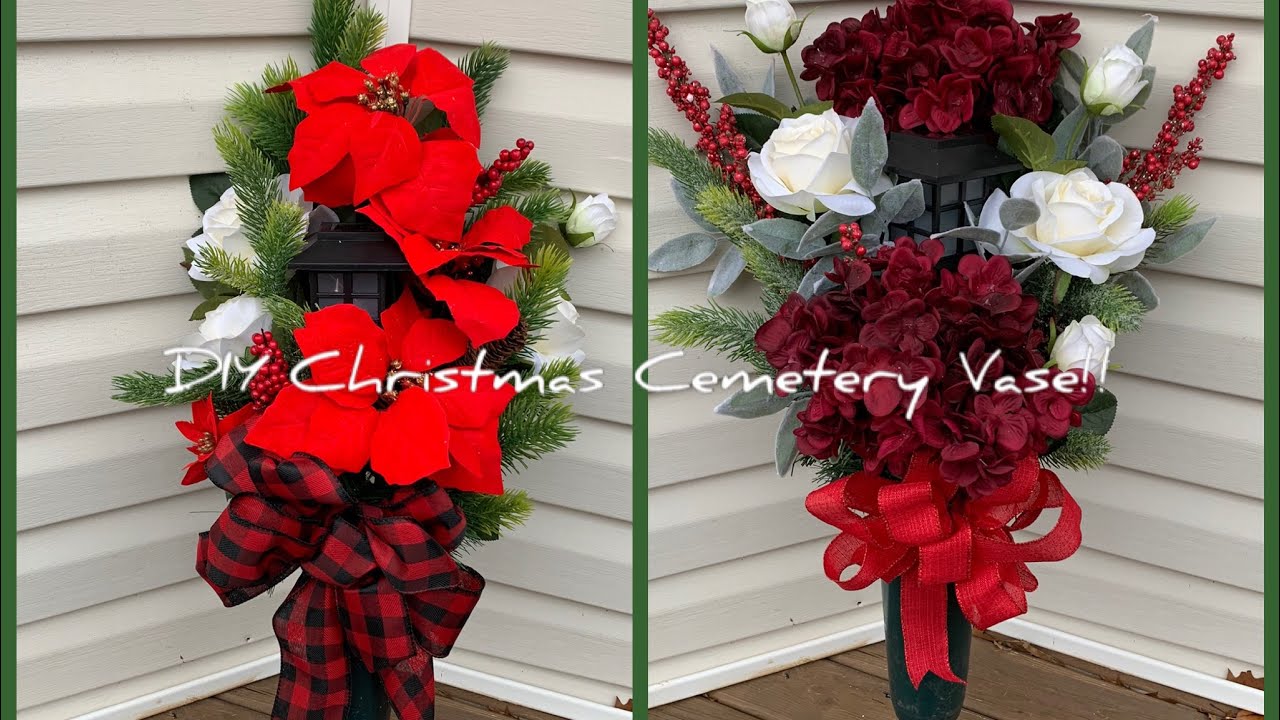 Cemetery Flower Arrangements For Christmas | Best Flower Site