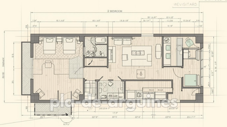 2-Bedroom Home Design Plans