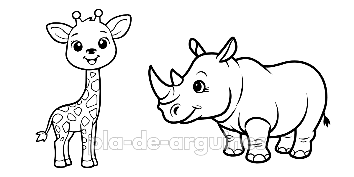 Animal coloring pages free printable