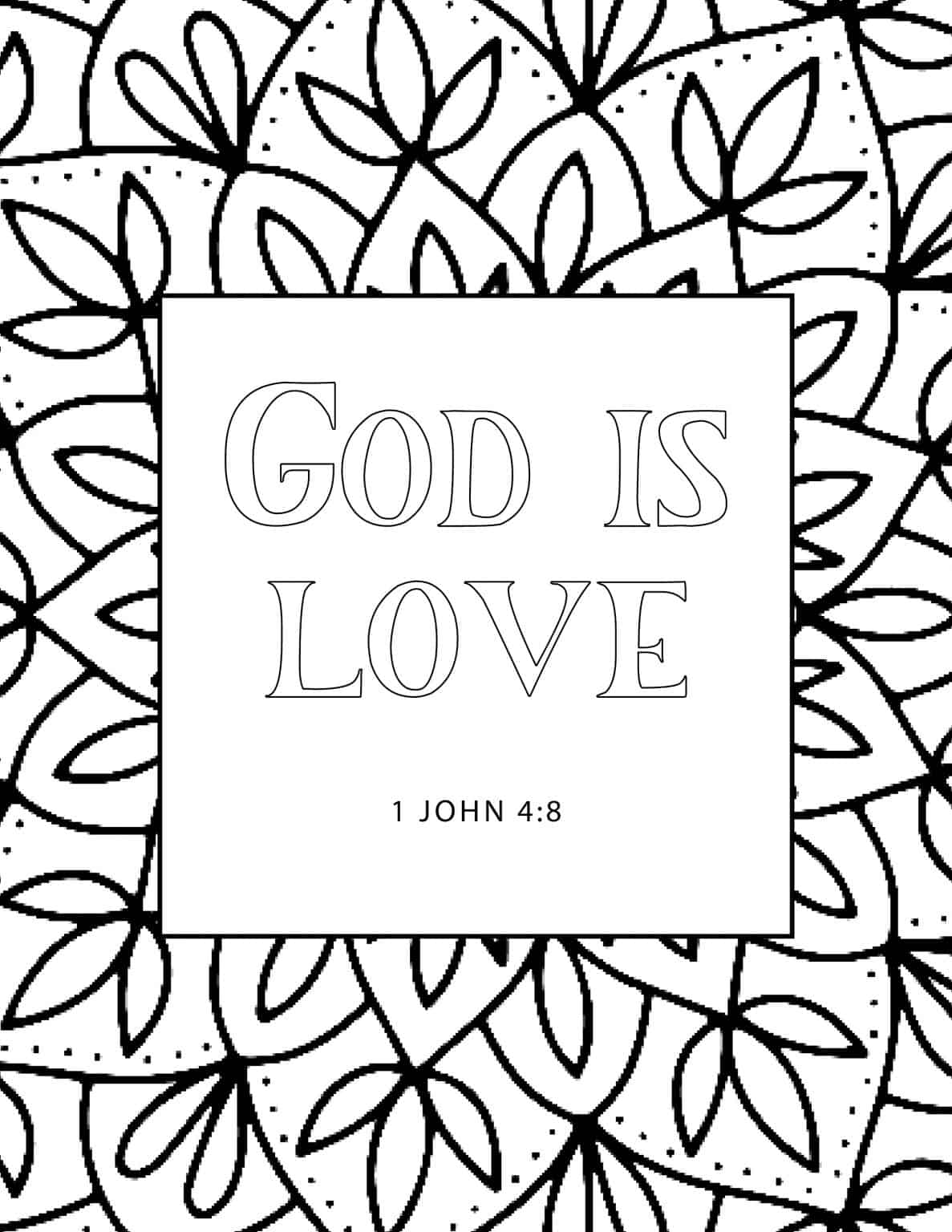 Printable Religious Coloring Pages