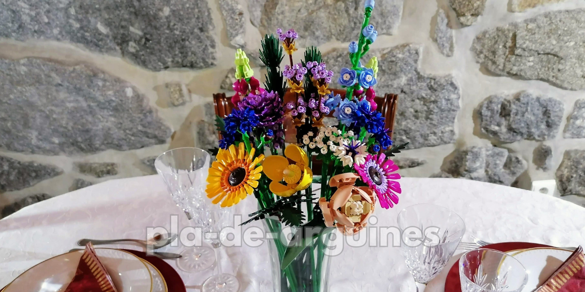 LEGO flower arrangements