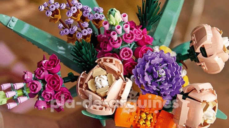 LEGO flower arrangements