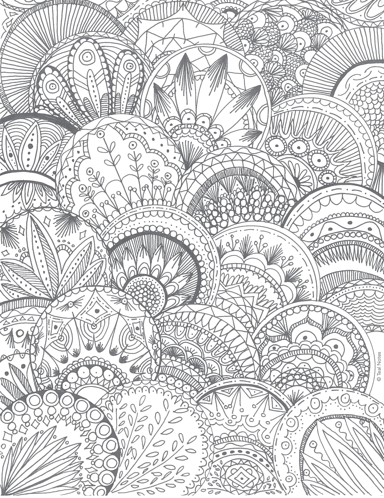 Free Printable Coloring Pages: 10 NEW Printable Coloring To Color And Relax
