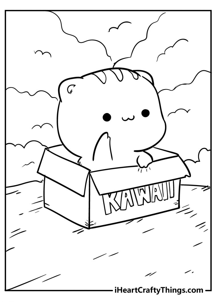 45 Kawaii Coloring Pages (100% Free Printables)