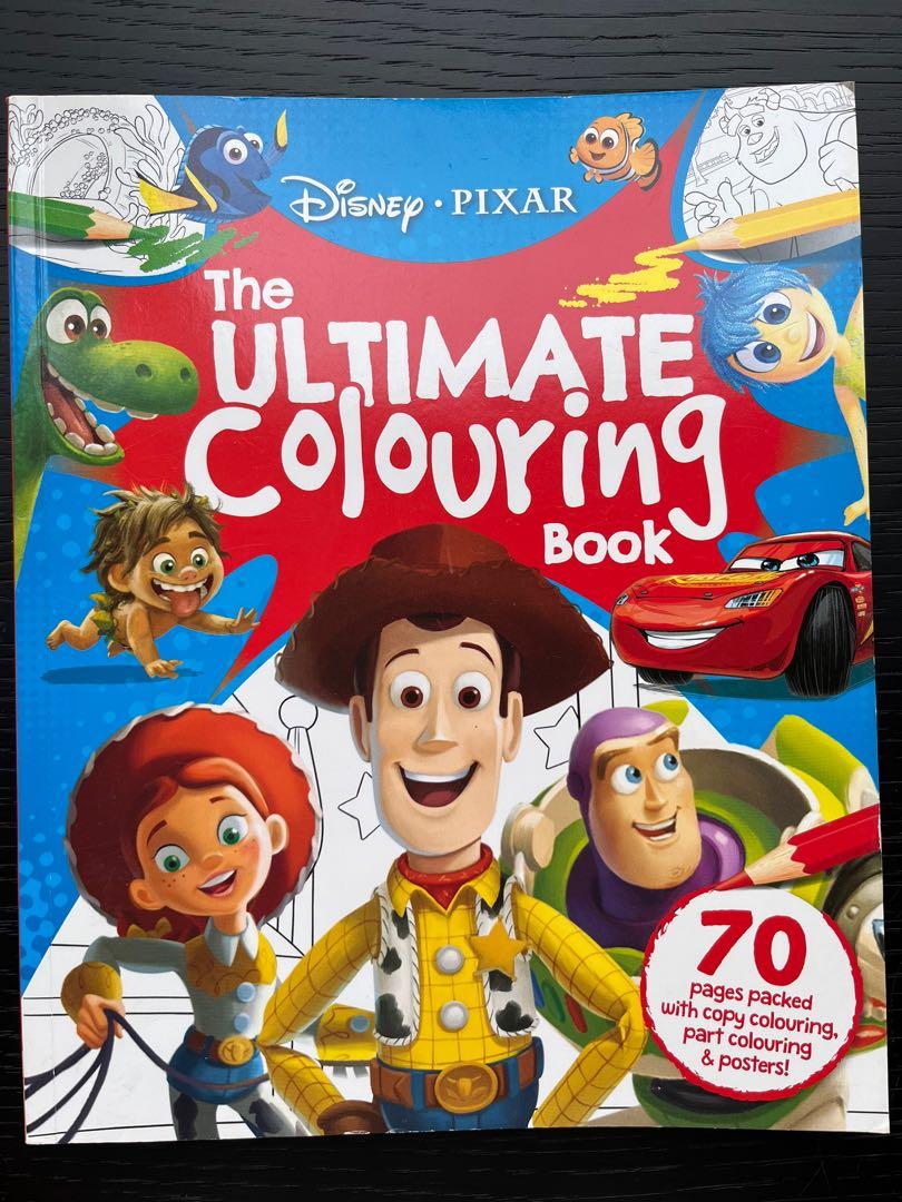 Disney Pixar Coloring Book, Hobbies & Toys, Books & Magazines, Children