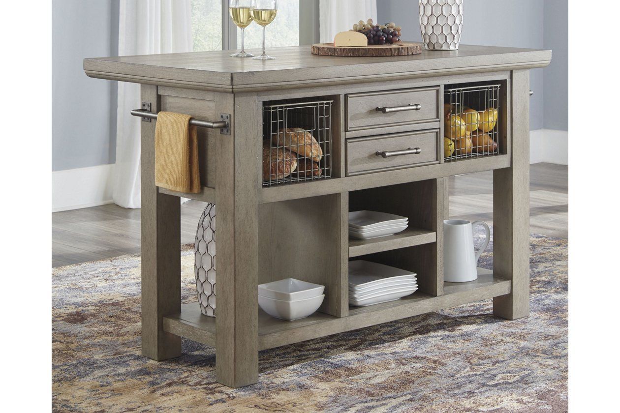 Modern open-plan kitchen with island