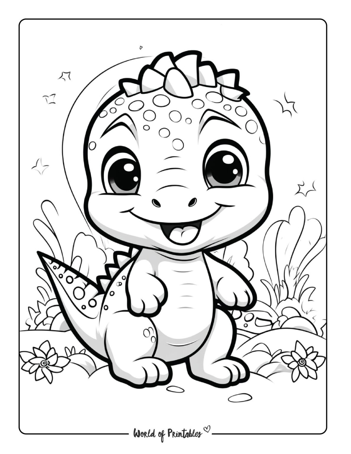 Dinosaur Coloring Pages | 200 Best Pages For Kids - World of Printables