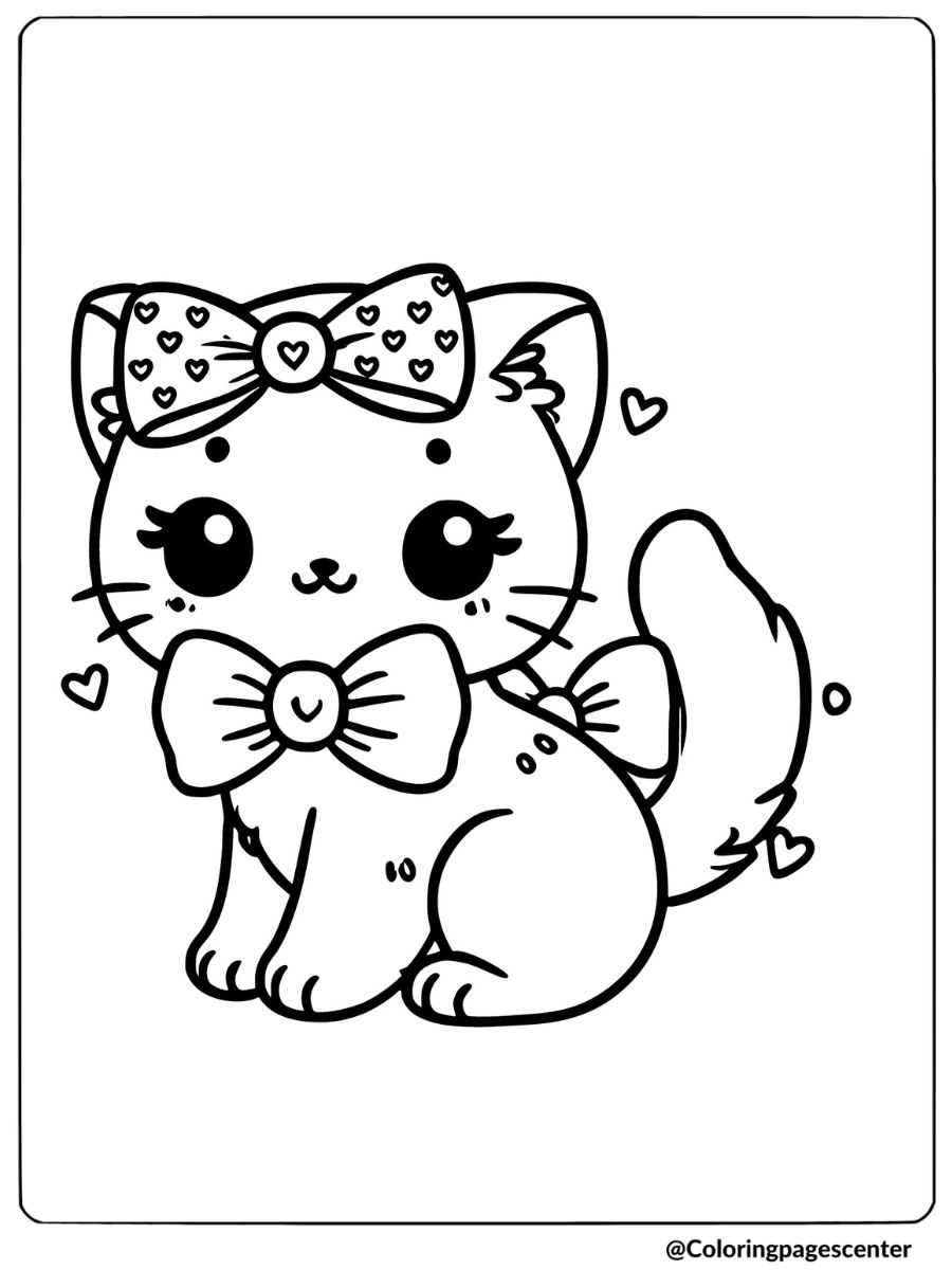 9 Free Printable Fall Cat Coloring Pages