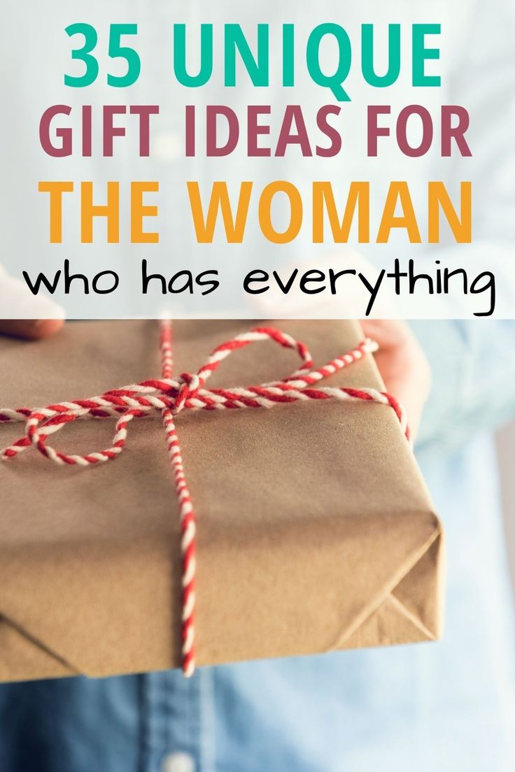 35 Unique gift ideas for women who want nothing | Unique birthday gifts