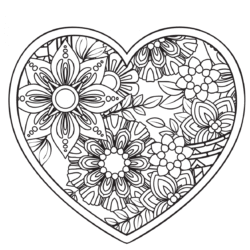 Heart Coloring Page
