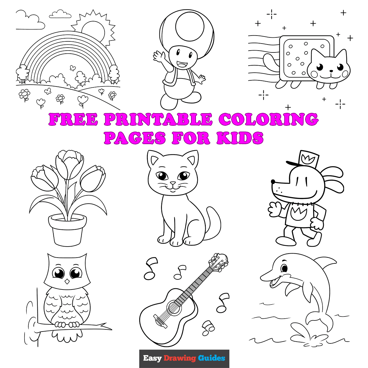 Kids Free Coloring Pages