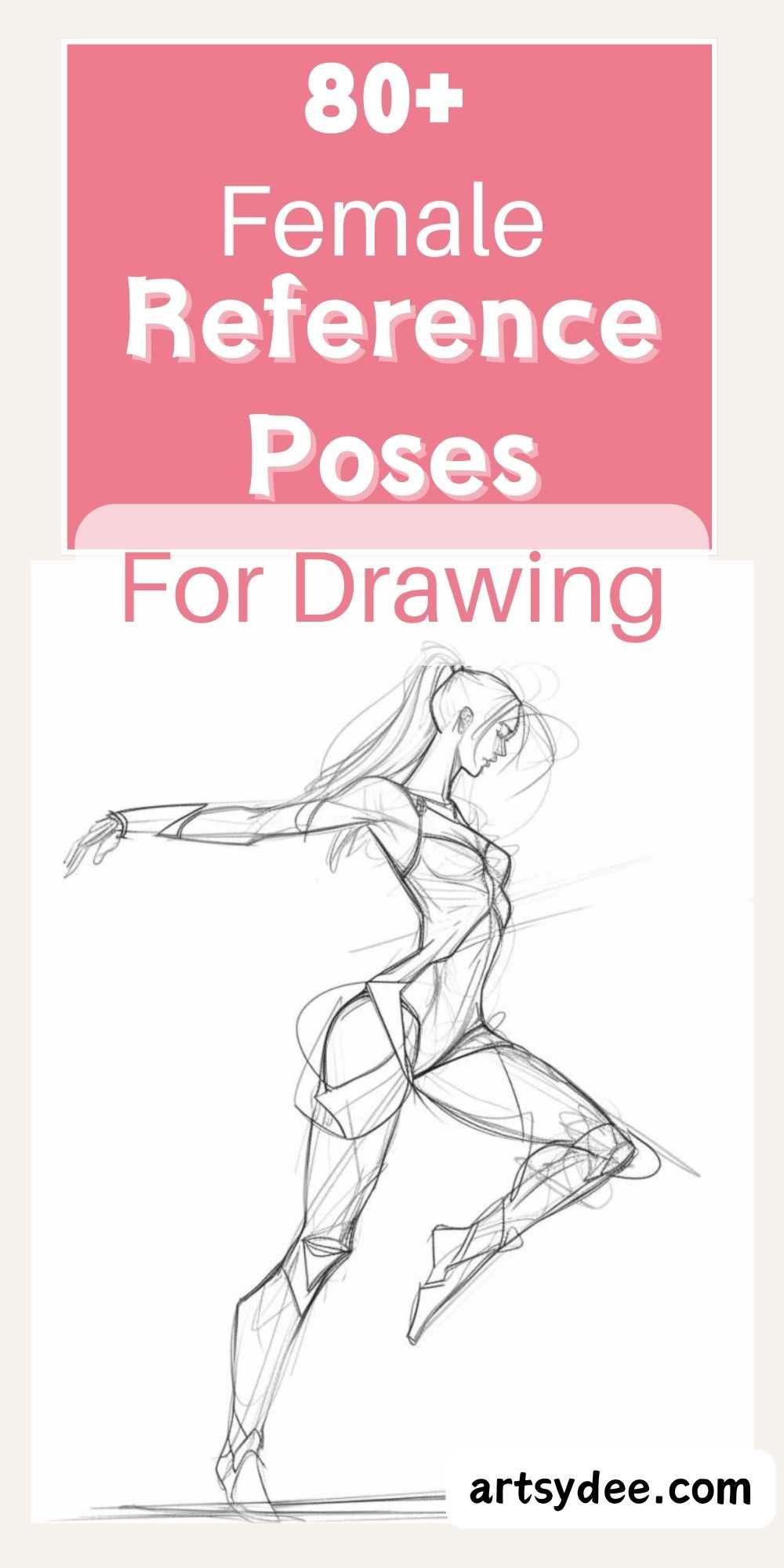 Master the art of figure drawing with our 80+ Female Pose Reference