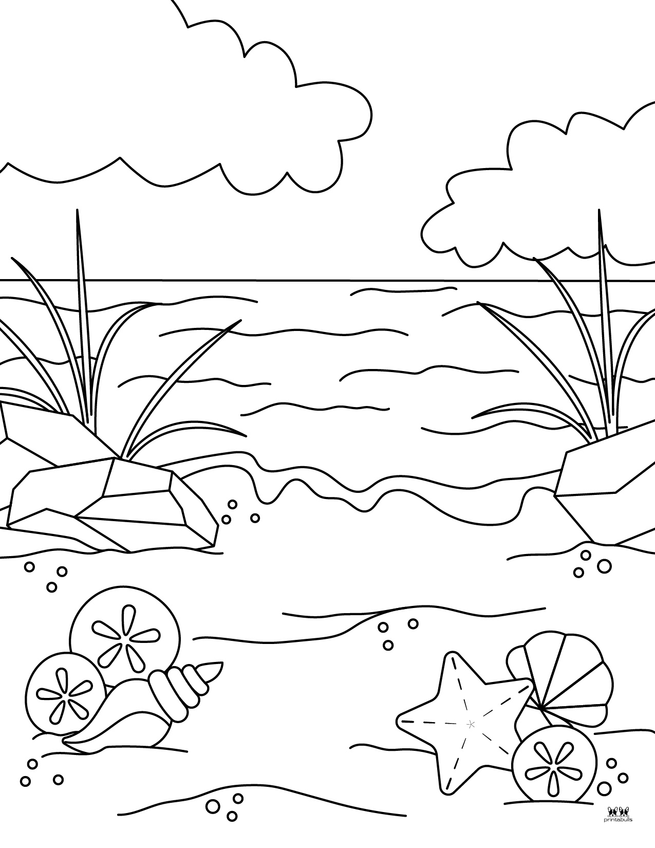 Free Beach Coloring Pages: Fun Printables - Download Free Printable