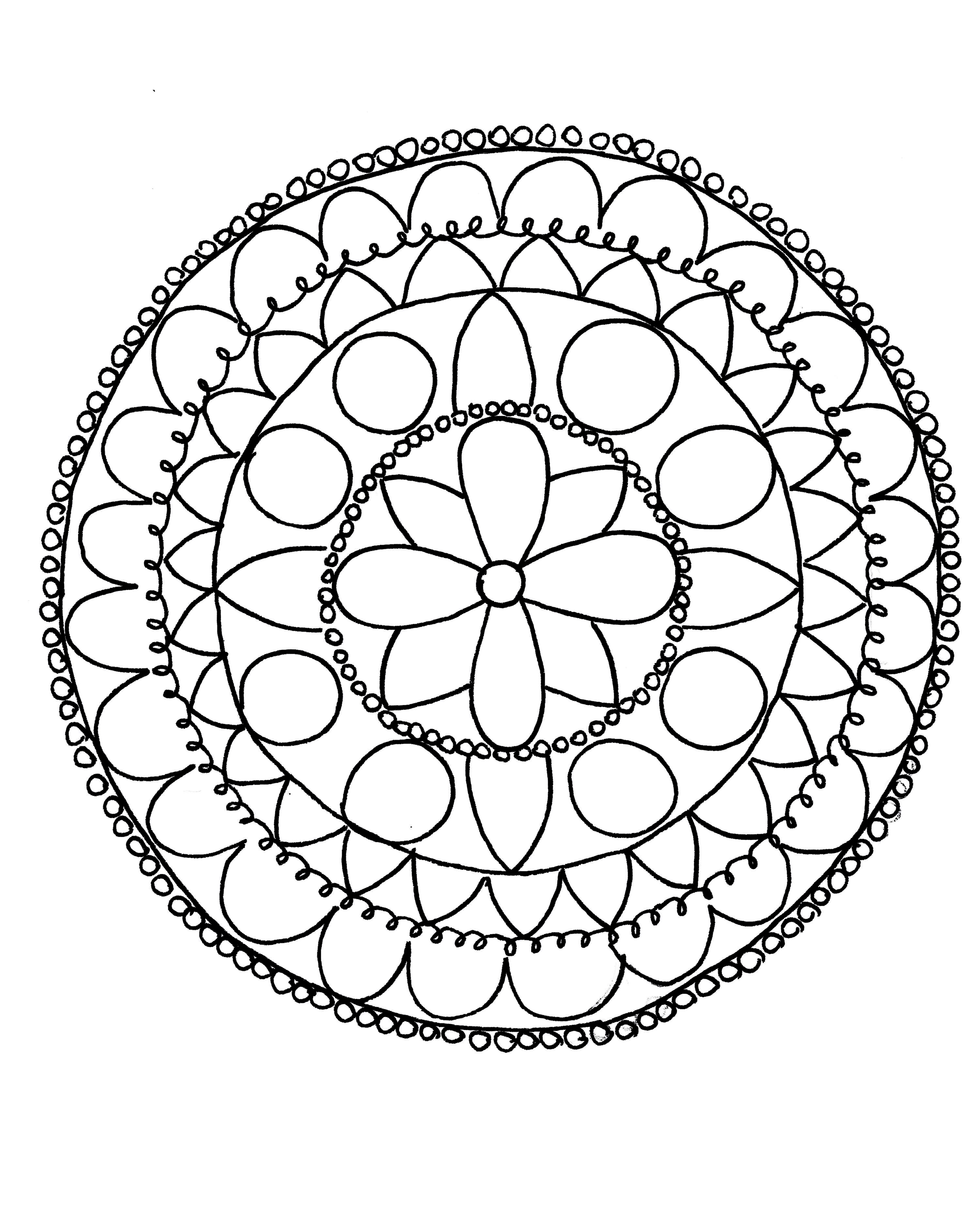 Mandala Design Coloring Pages at GetColorings.com | Free printable