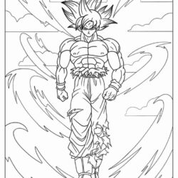 Goku Coloring Page