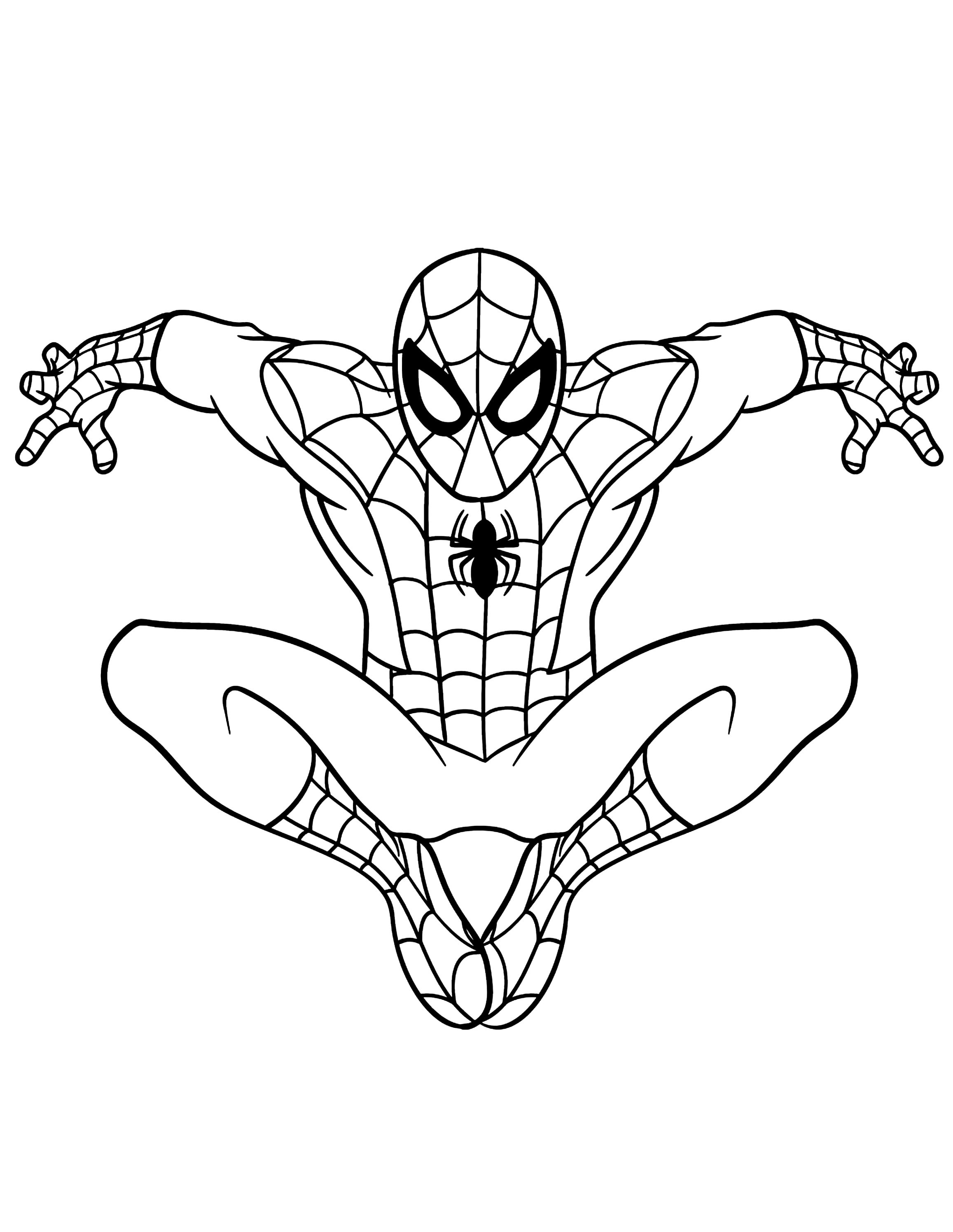 50+ Spiderman Coloring Pages For Kids | Hojas para colorear de