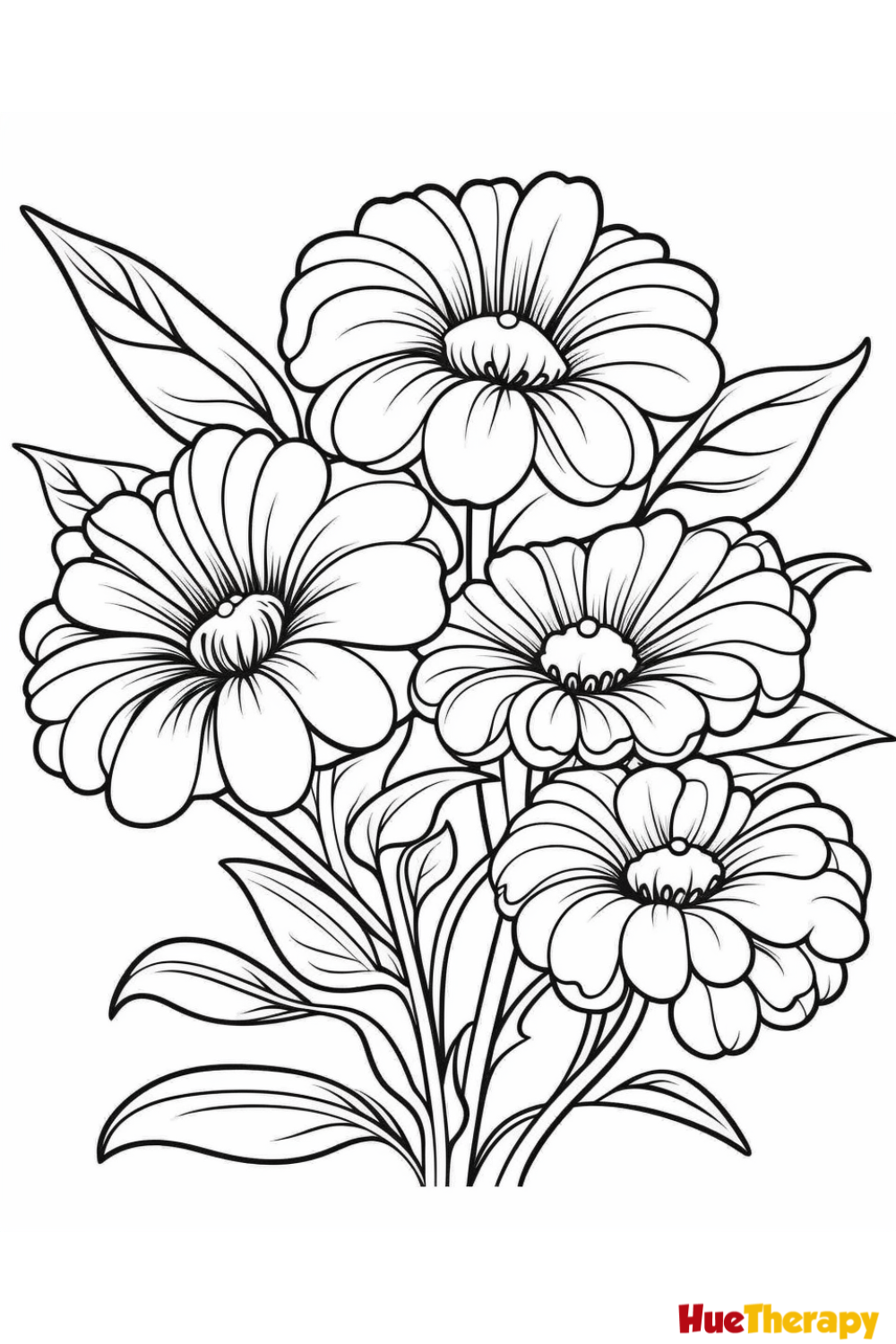 Flower coloring pages – Artofit