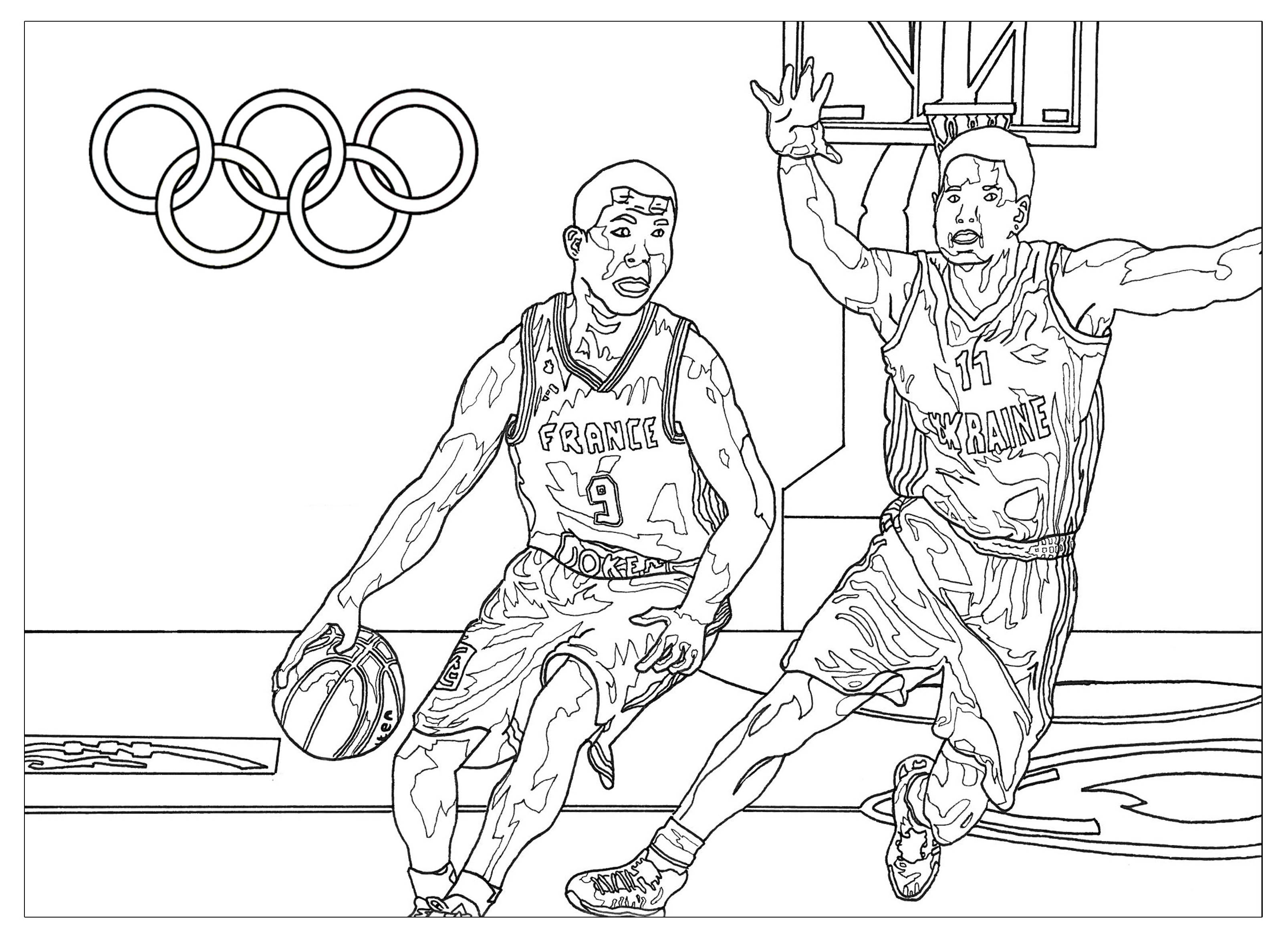 Olympic games free to color for kids - Olympic Games Coloring Pages for