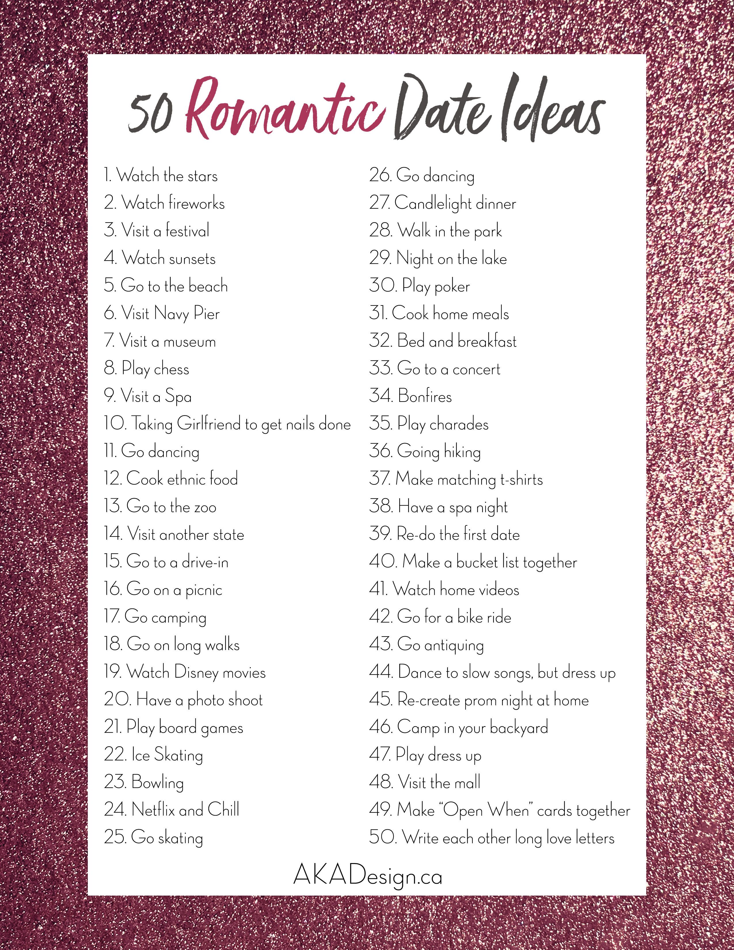 Good Ideas For A First Date