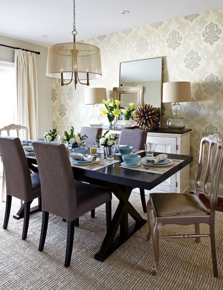 Spectacular Dining Room Wallpapers That You Would Want To Copy - Top
