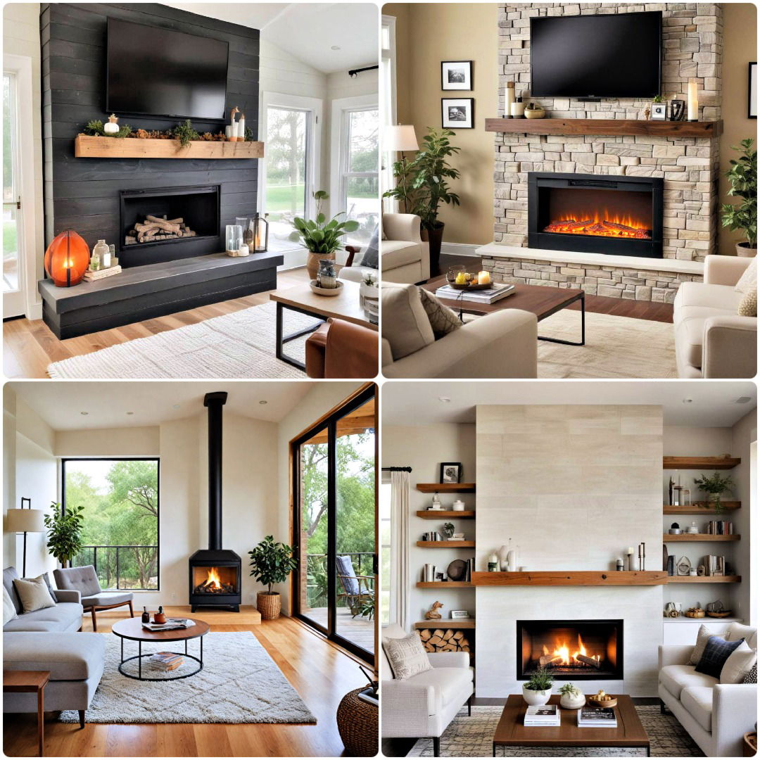 20+ Stunning Living Room Designs with Fireplace Ideas (Modern & Cozy)