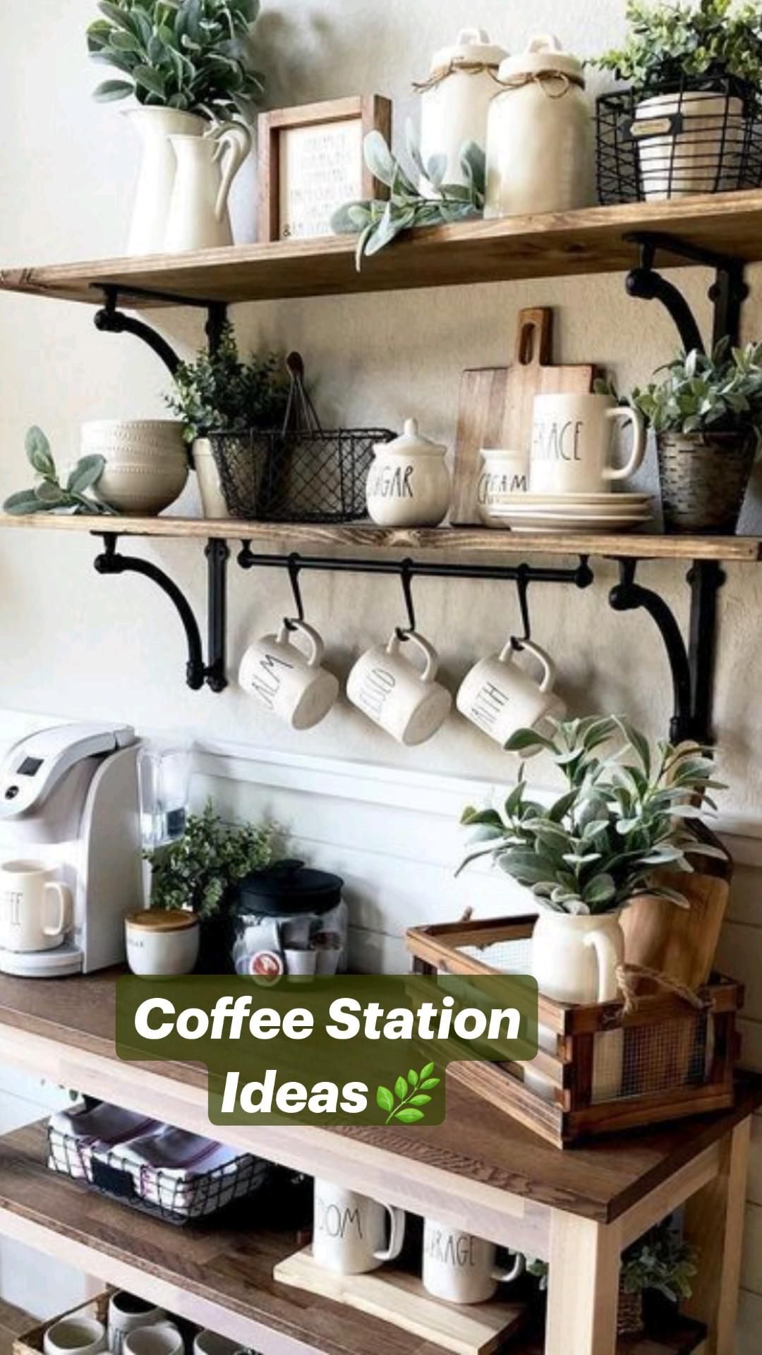 45 genius small coffee bar ideas you will love in your home – Artofit
