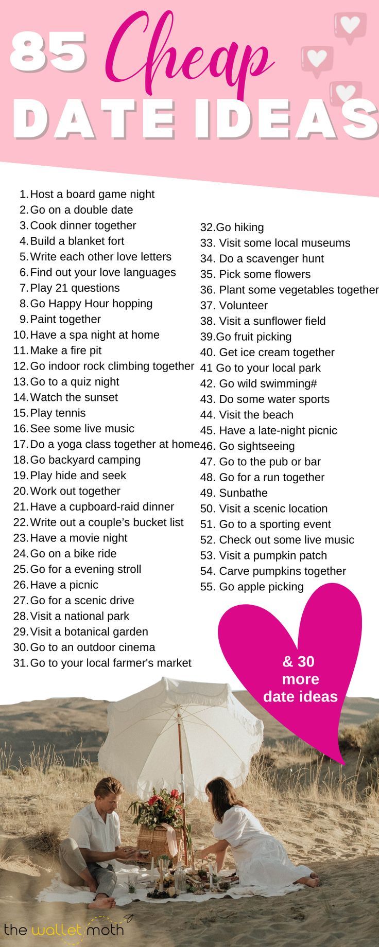 Best Cheap Date Ideas for Students | Cheap date ideas, Romantic date