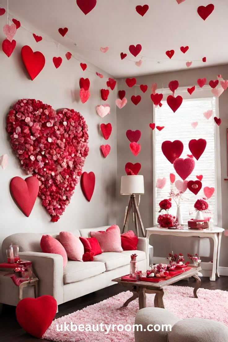 13 Simple Ideas for Valentine's Day Decorations | Valentine decorations